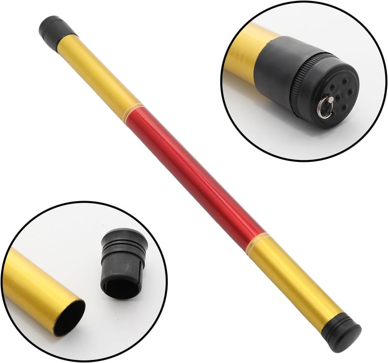 Wuyituart 15 Inch Conducting Baton with Resin Handle Lightweight Drum Major Baton with Case, Black - Image 3
